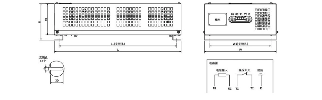 Power Genset Load Bank AC DC 50kw 100kw Dummy Load Resistor Box