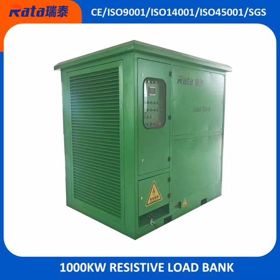 Banco di carico per test di carico resistivo del generatore di raffreddamento ad aria fittizio CA da 1000 kW